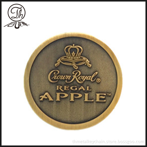 Crown royal Apple collection metal coin award